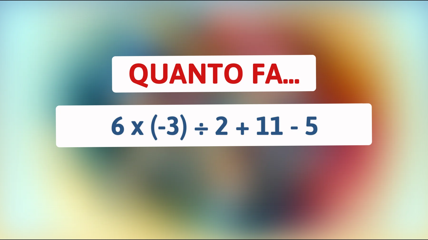 Possono risolverlo solo i più brillanti: Sei pronto a sfidare il tuo cervello con questo indovinello?"